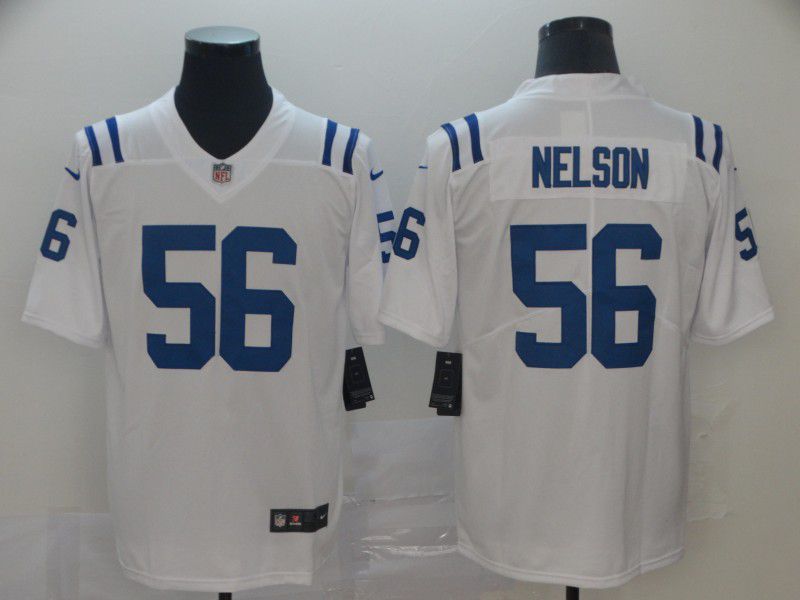 Men Indianapolis Colts #56 Nelson White Nike Vapor Untouchable Limited NFL Jersey